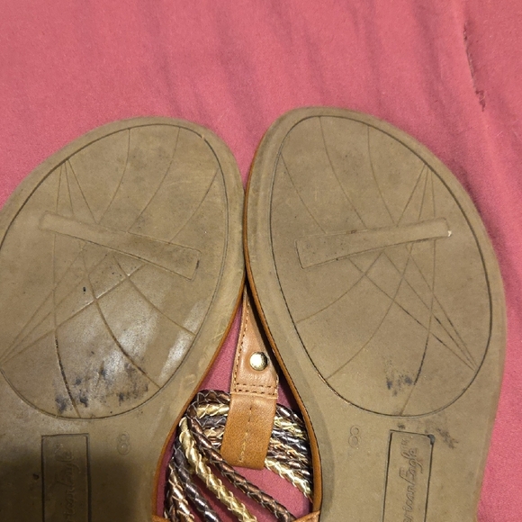 American Eagle Outfitters Brown Braided Sandals - Picture 6 of 7